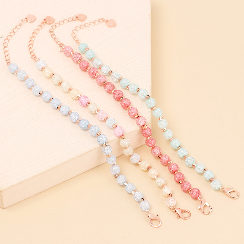 Bracelets Classification Sweet Geometric Artificial Crystal Beaded Women's Bracelets