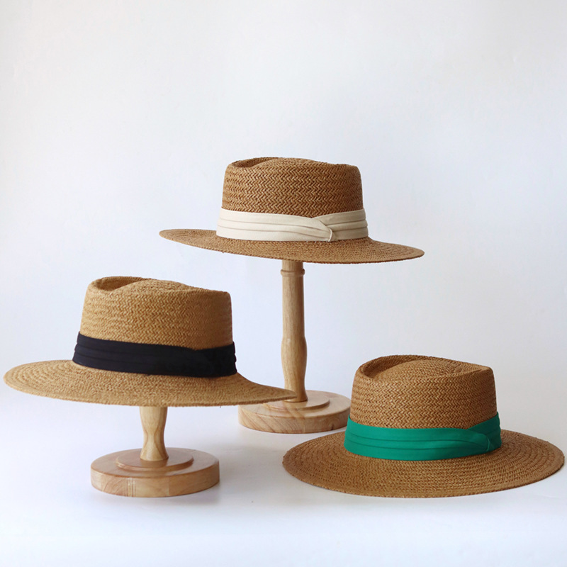 Summer Hats for Women, Flat-Top Straw Hats, Sun Hats, Raffia Hats, Beach Vacation Sun Hats, Wholesale