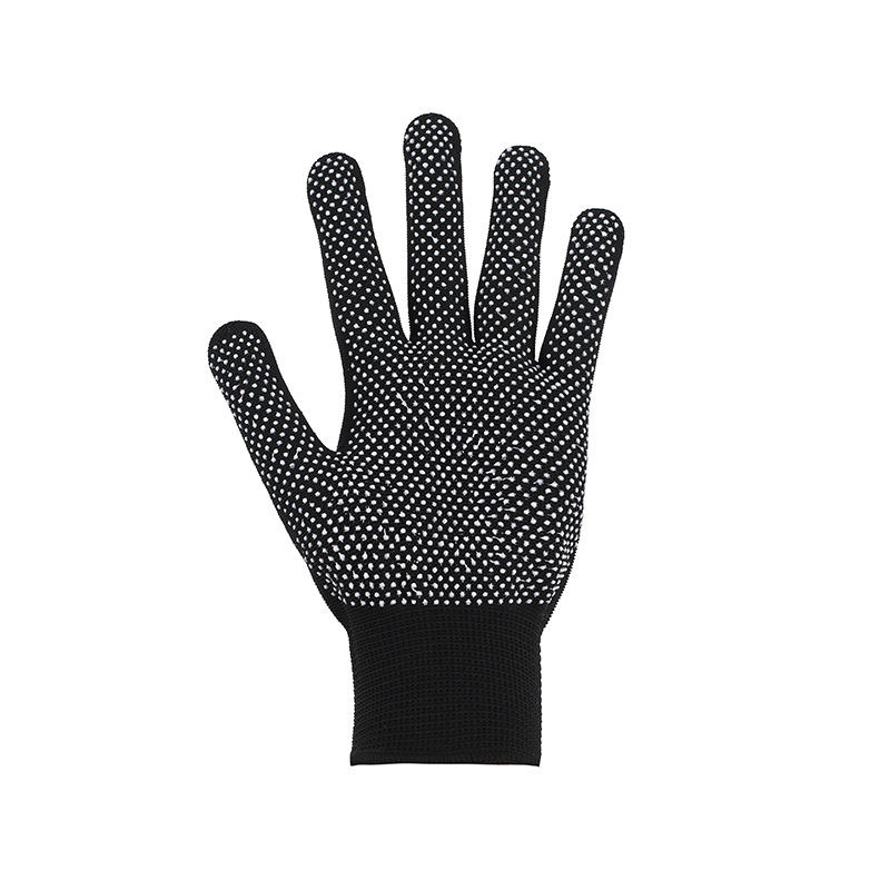 勞保手套尼龍防滑手套司機開車搬運點膠薄款13針點塑工作手套男女