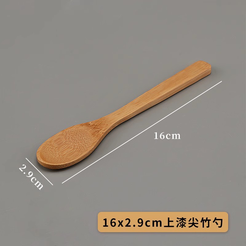 16x2.9cm 뾰족한 대나무 숟가락 페인트