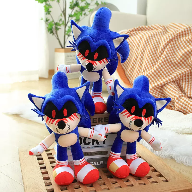 跨境新品Sonic E X E游戏精神地狱流血索尼克塔尔斯毛绒公仔