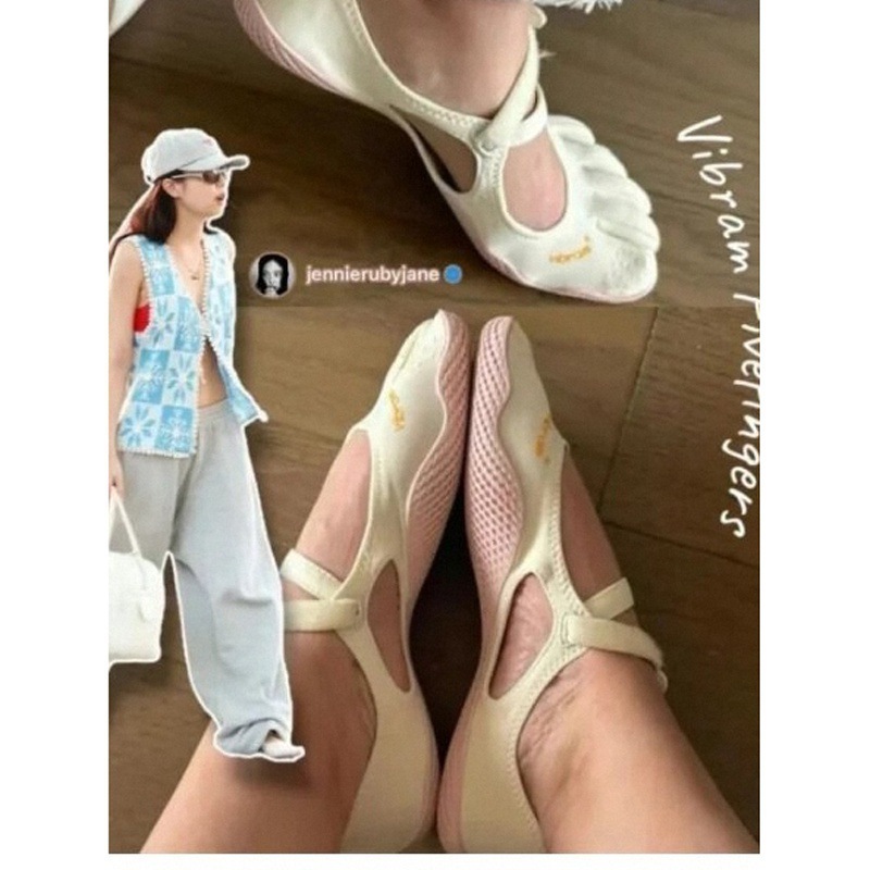 jennie款vibra五指鞋女舞蹈室内普拉提瑜伽软底防滑鞋|undefined
