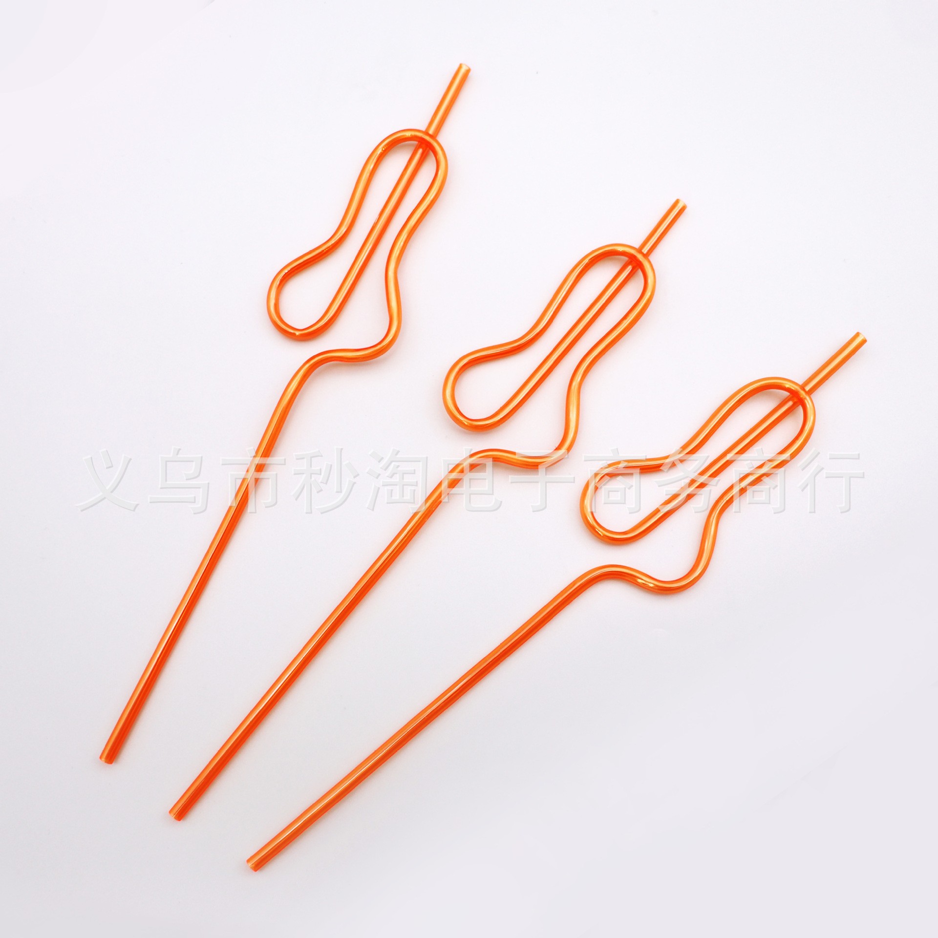 Paja de forma creativa directa de fábrica PETG forma curva paja fiesta niños divertido arte paja en stock image 17