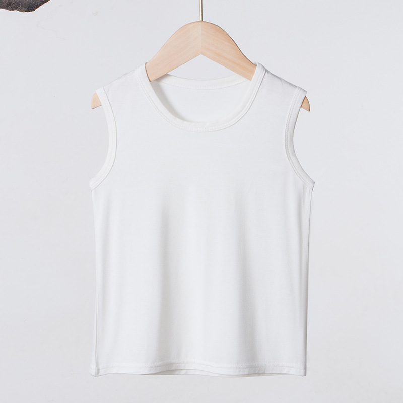Le-plain vest) white