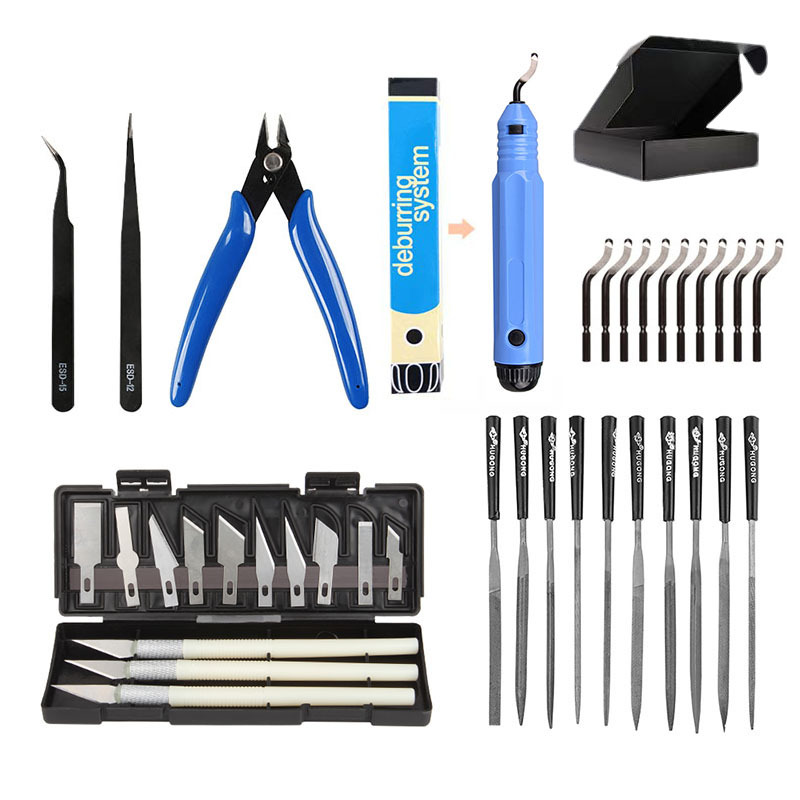 Cross-border source 38pcs model deburring trimming tool set 3d printer accessories tool suit