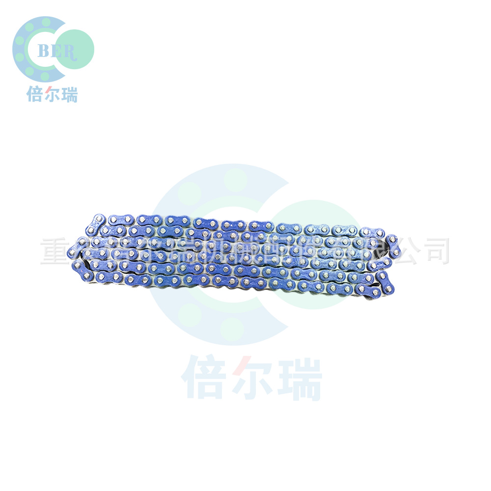 Sistema de transmisión de motocicleta de cadena azul 428H 132L