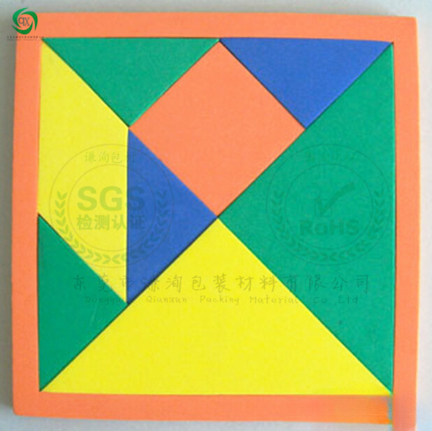 泡棉拼图玩具 玩具彩色EVA字母 拼插 EVA数字块