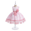 New girl dress Children Gress Children's wedding dress princess puff skirt cross -border special supply spot