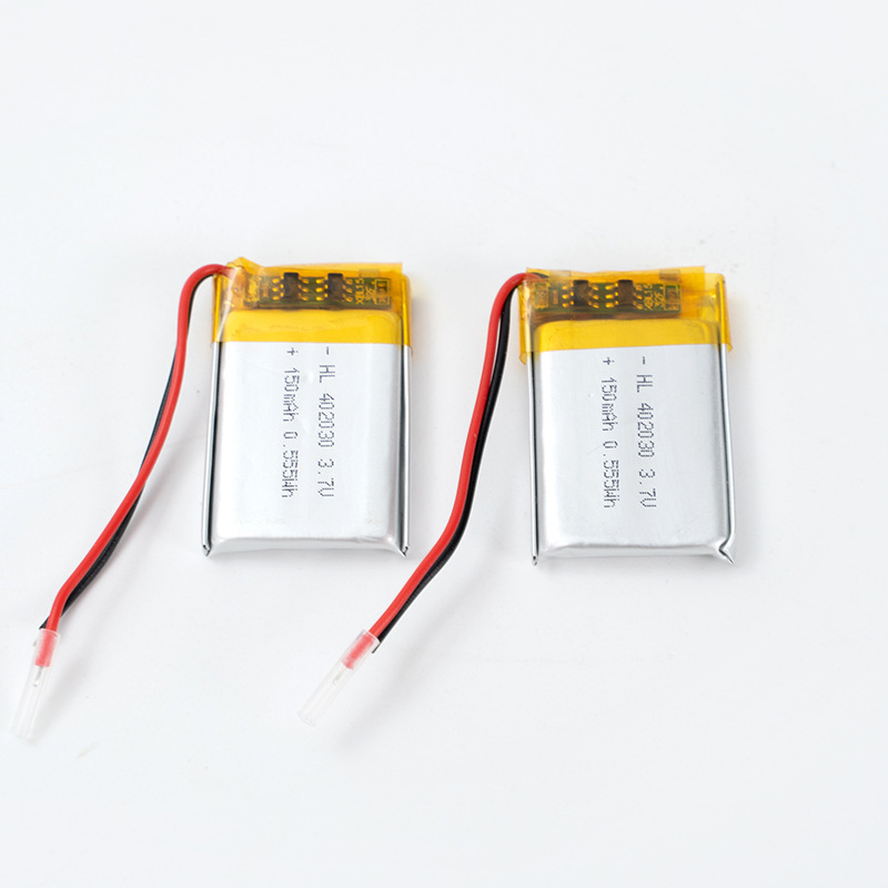402030-150mAh ポリマー充電コンパートメント リチウム電池 UN38.3 認証サムランプ リチウム電池在庫あり|undefined