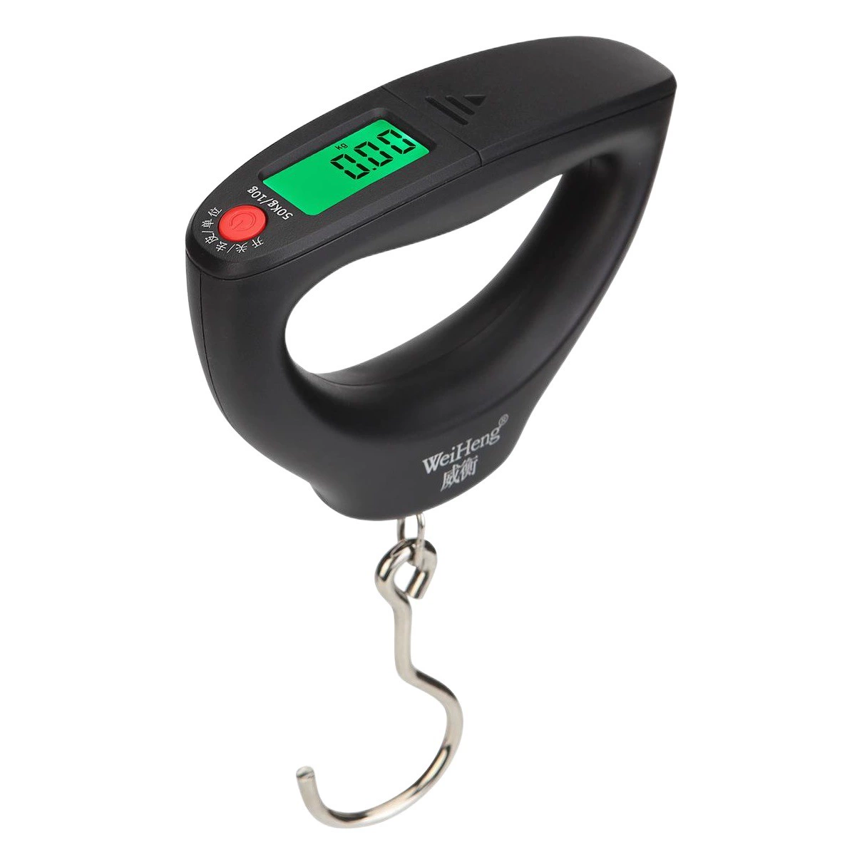 Weiheng портативные электронные весы светящиеся с большой ручкой весы с крючком портативные весы для багажа 50 кг 10 г