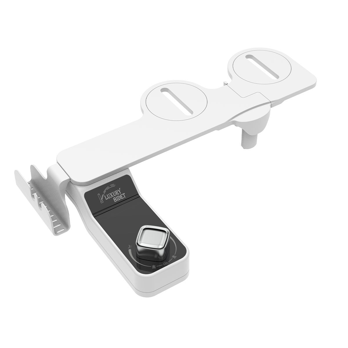 Description Picture 6 of itemNew Non-Electric Bidet Attachment Adjustable Water Pressure Butt Bidet Toilet Seat Accessories Double Nozzle Spiral Ass Sprayer