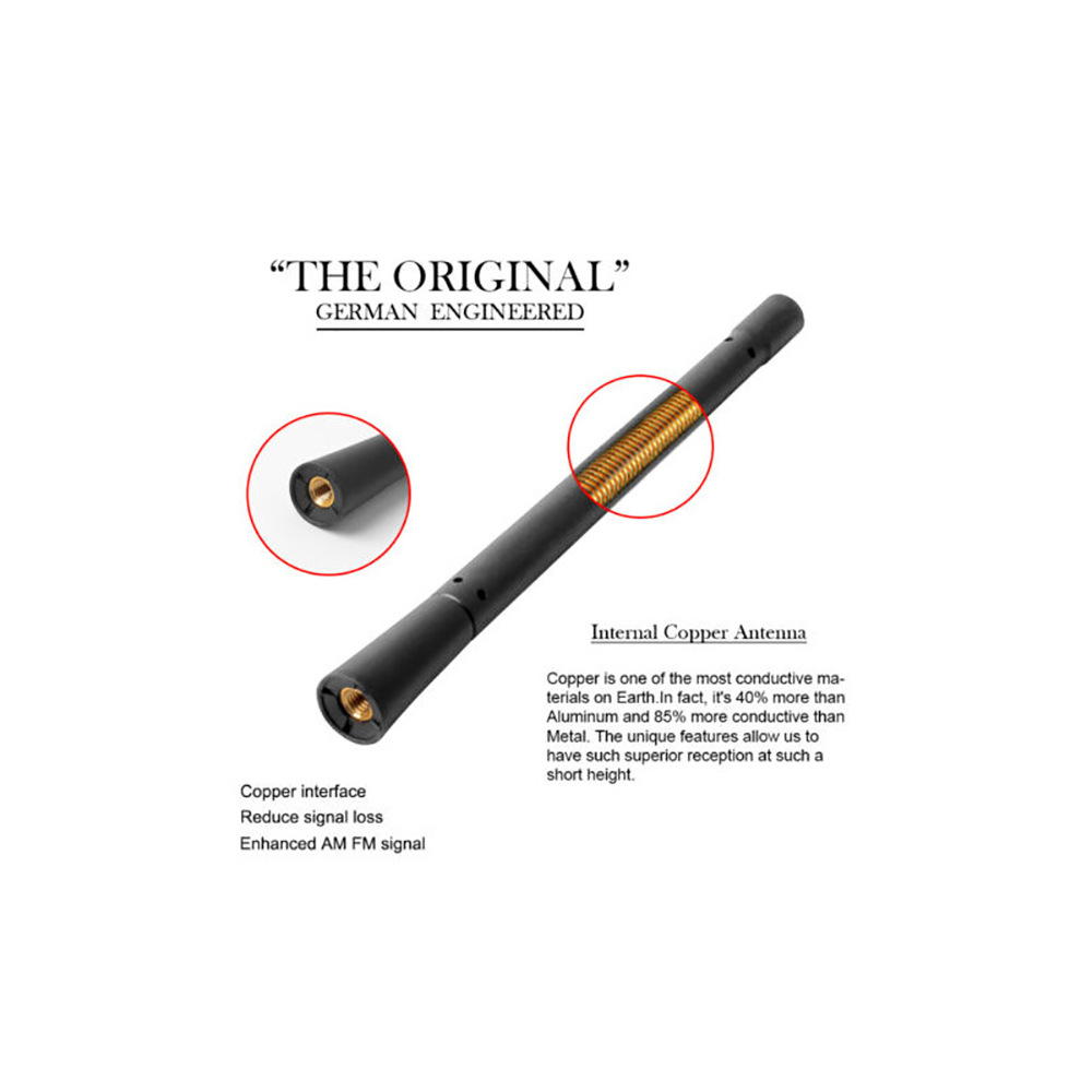 7inch Radio Antenna Suitable for Jeep Wrangler Jk Jt Gladiator 2007-2023 Car Antenna