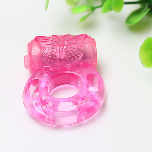 Vibrating ring vibrating butterfly ring set crystal ring penis ring lock ring adult erotic sex products precision vibration ring wholesale 