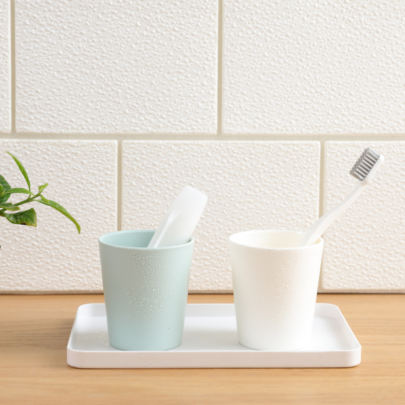 Mouthwash Cup simple plain plastic toothbrush cup portable couple toothbrush cup bathroom wash cup Tooth Cup wholesale