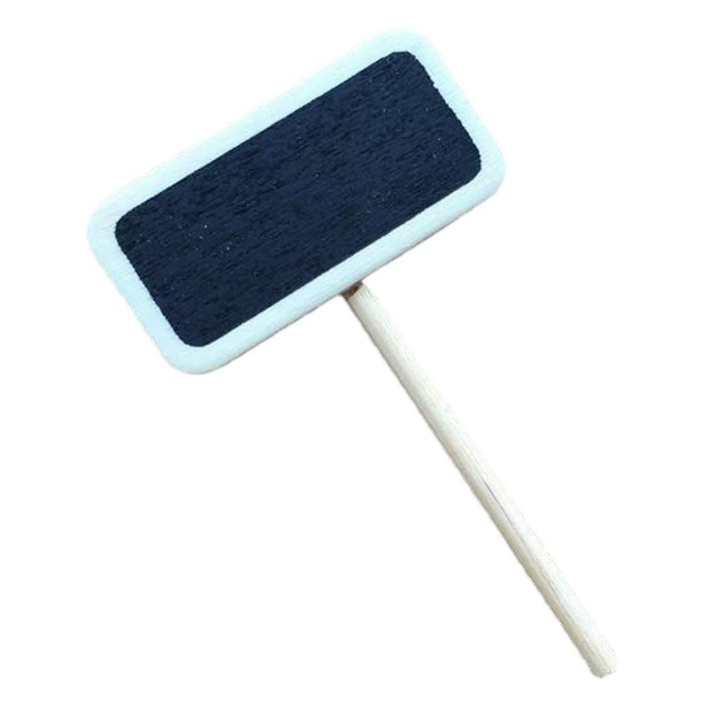 Фабрика деревянный зажим маленькая доска бамбуковая палочка Черное письмо маленькая доска объявлений сад деревянная карточка знака