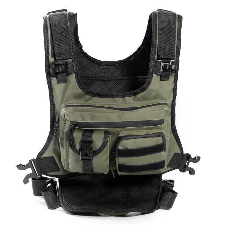 In-Stock New Outdoor Tactical Chest Bag Multi-Functional Vest with Multiple Pockets for Sports, Running, Cycling Accessories