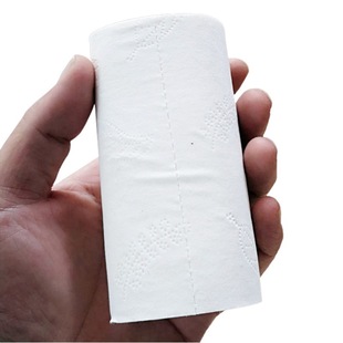 Hotel toilet paper disposable Hotel small roll toilet paper hand paper wood pulp printing solid core 100 rolls 200 rolls