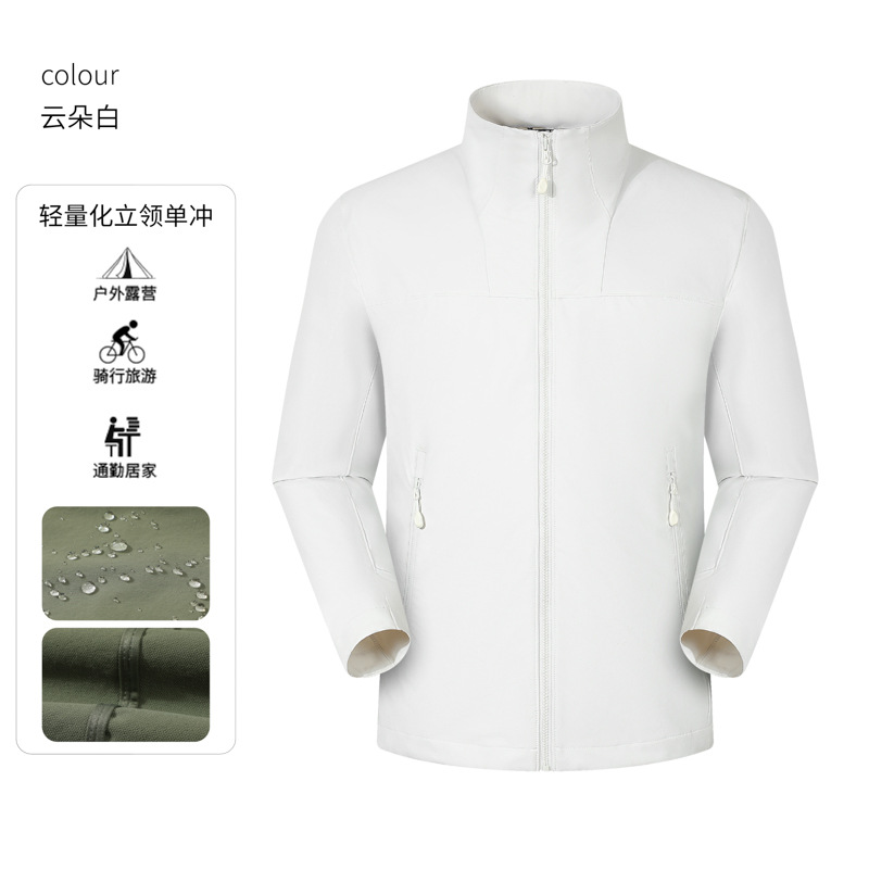 Jacketa de trabajo impermeable de otoño chaqueta de piloto estadounidense transfronteriza chaqueta de cuello de pie casual chaqueta de hombre personalizada