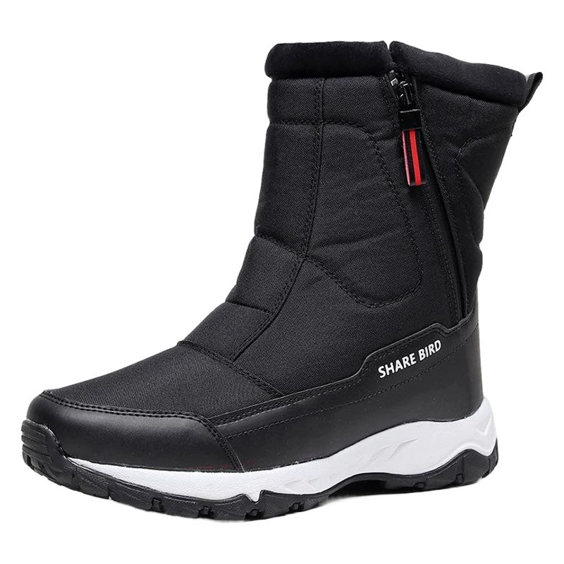 Зимние уличные мужские зимние ботинки больших размеров для внешней торговли, утолщенные лыжные ботинки, ветрозащитные хлопковые ботинки с защитой от холода, альпинистские ботинки