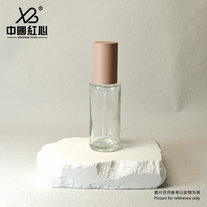 厂家现货30ml按压泵头乳液瓶化妆品精华按压分装瓶食品级玻璃瓶|undefined