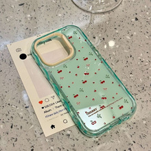 苹果11苹果手机套女生可爱苹果壳纯色时尚硅胶款高级三合一手机壳