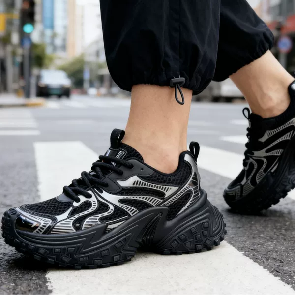 Breathable Summer Paris Dad Shoes Fashion Couple Dad Shoes Outdoor Thick-Soled Height-Increasing Shoes Price Control 248
