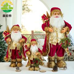 創意布芸サンタクロース人形サンタクロース新クリスマスショーウインドー装飾クロスボーダー工場の供給源