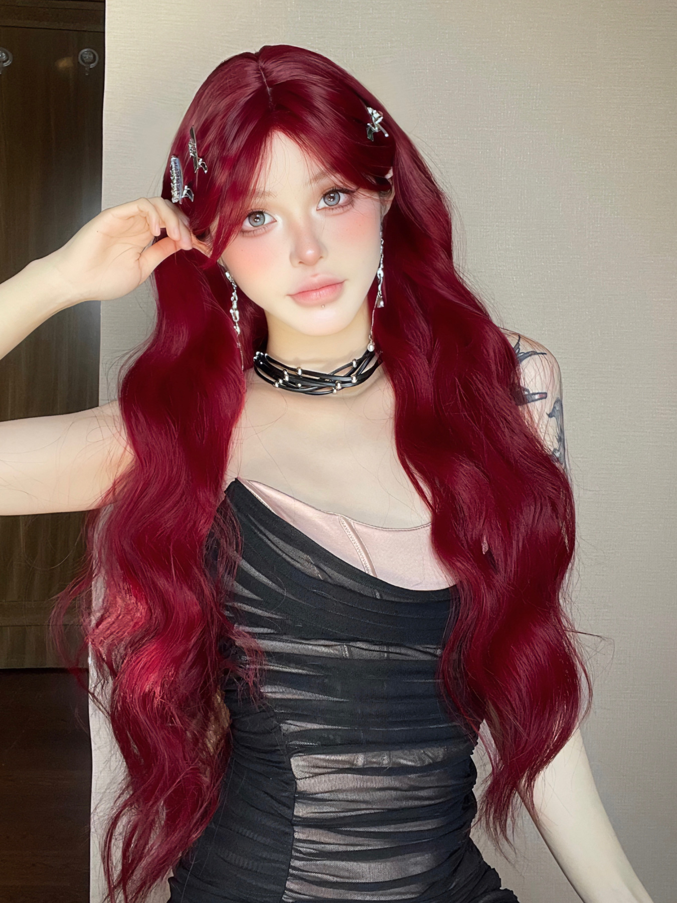 85CM 얕은 버건디 LC2084-1