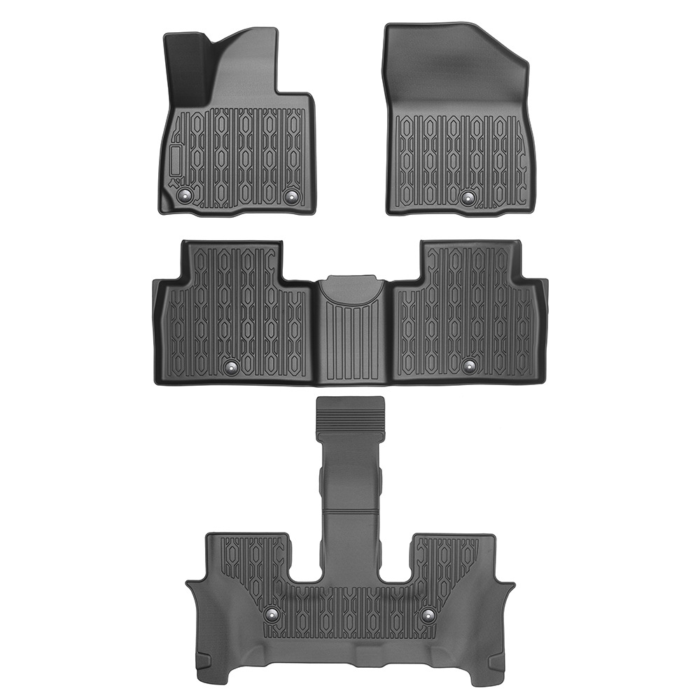 Para Hyundai Palisade 2025 - 2026 Fuel / Hybrid TPE Foot Pad 3D All Weather Foot Pad