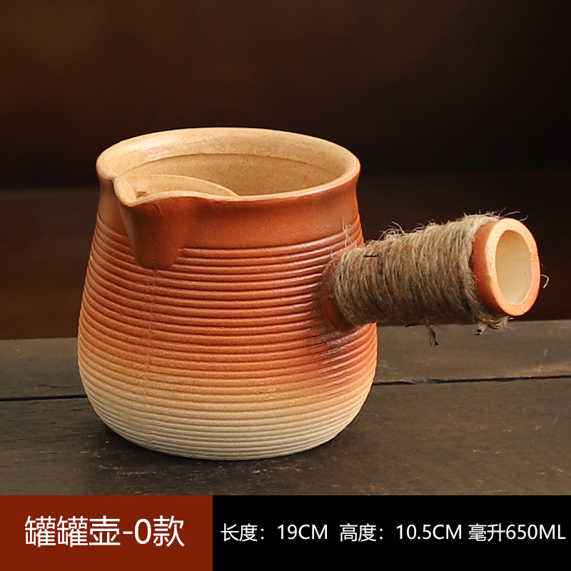 Juego de Tetera y Estufa para Té de Cerámica para Hogar y Exteriores