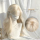 Factory in stock wig women long hair cos white gold long curly hair Lolita sweet big wave little rose full head cover