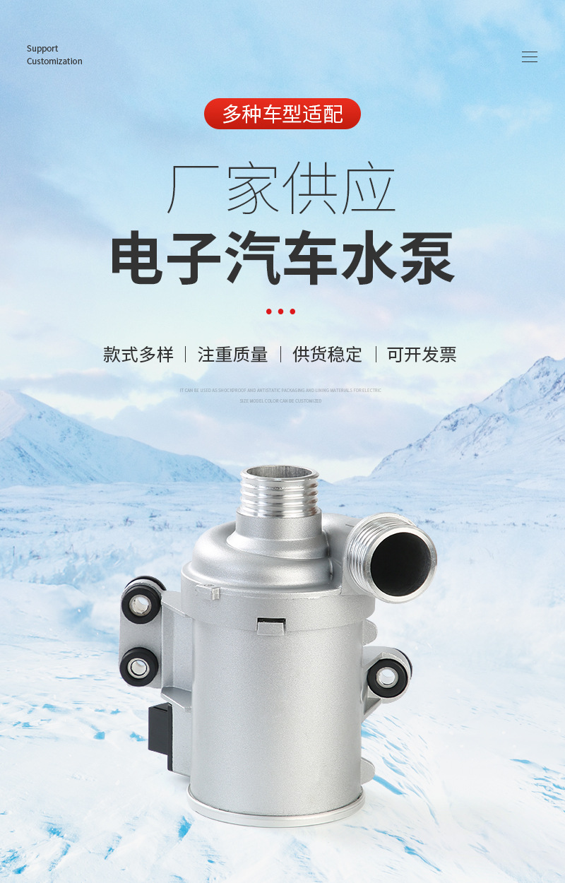 Electronic brushless auxiliary water pump BMV/1/2/3/4/5/6/X511518635090