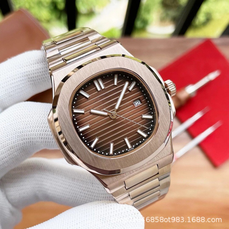 国境を越えたオウム5711腕時計鋼王手雷男性全自動機械腕時計ビジネスファッション夜光卸売り