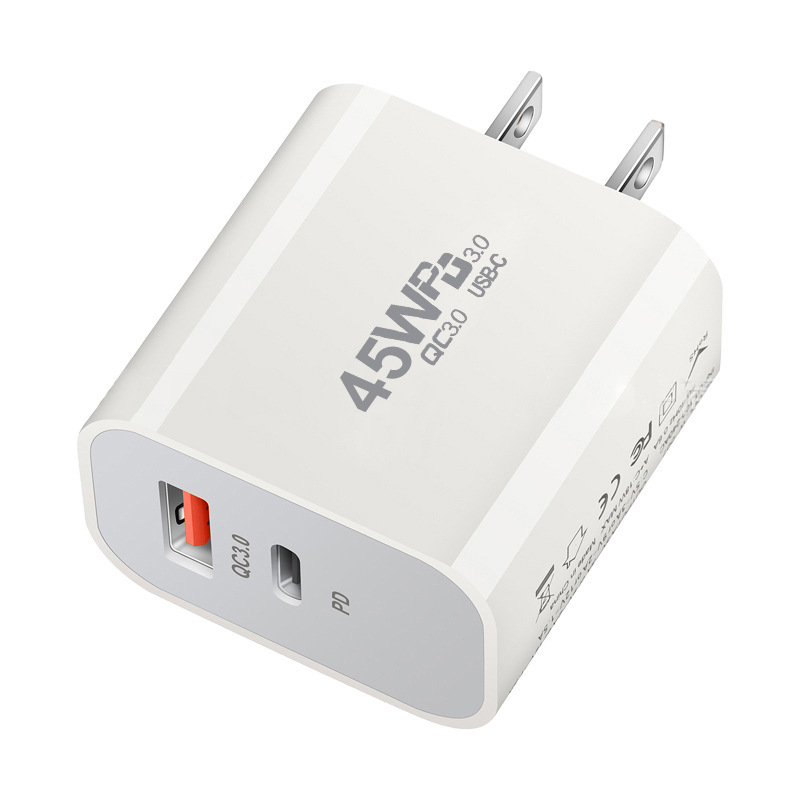 IP16X携帯電話用45W窒化ガリウム充電器45Wオーストラリア規格PD充電器45WデュアルPDアダプタ|undefined