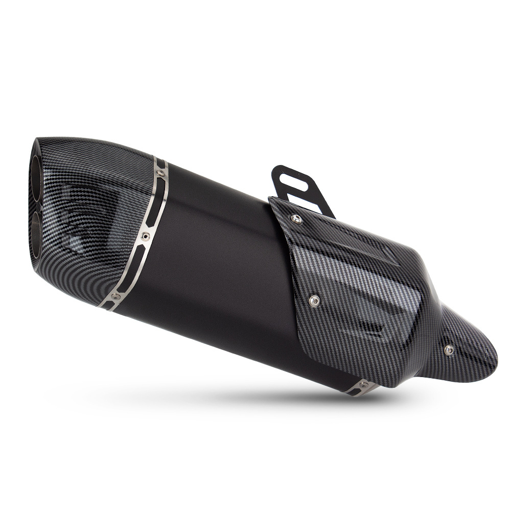 Universal Motorcycle Exhaust Pipe Modification Ninja400 R6 Cbr500 S7 Full Carbon Fiber Large Displacement Tailpipe