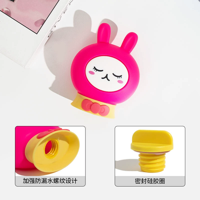 Cute silicone hot water bag for women—warming belly, explosion-proof, hot/cold dual-use, microwave heating, hand warmer