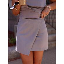 B 72545 High Waist Irregular Hem Skirt ��������ȹ ŷ���羳