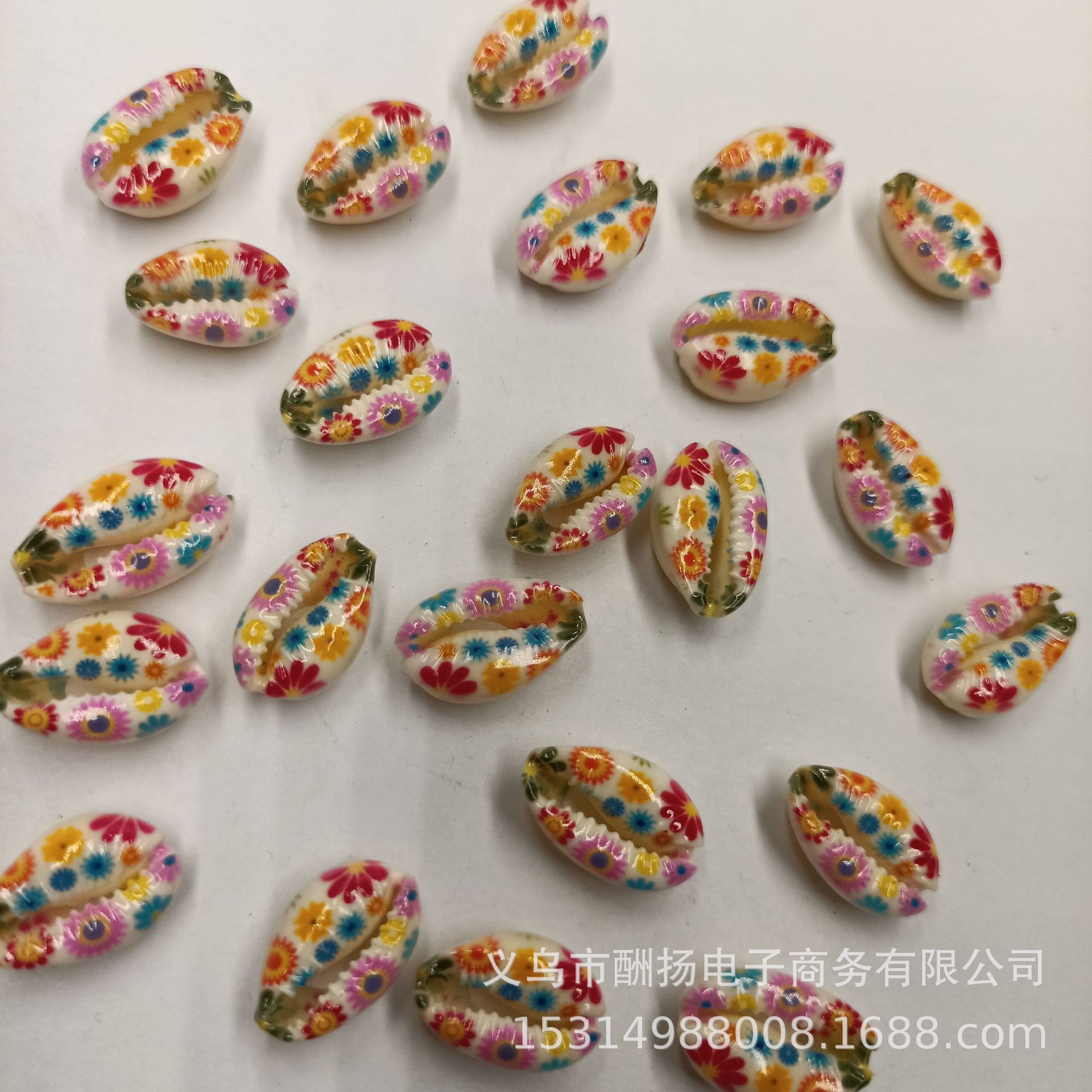 New multi-colored floral design, 1 piece