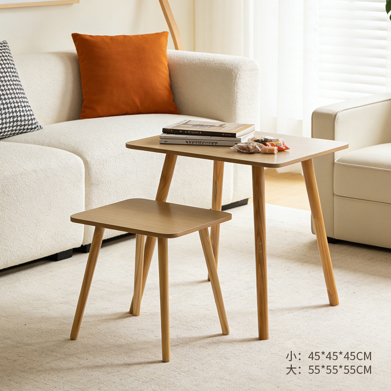 Diseño arqueado sensación de modelado minimalista estilo de madera sólida estaca de madera creativa de la sala de estar ventana de comedor atmósfera sensación de muelle