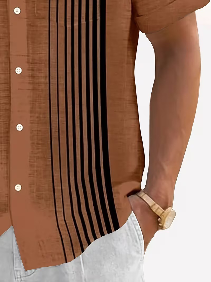Fábrica de origen puede fijar la impresión digital camisa de manga corta vacaciones de verano nueva creación transfronteriza diy