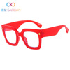 Fashionable brand trend square sunglasses, European style, cat's eye