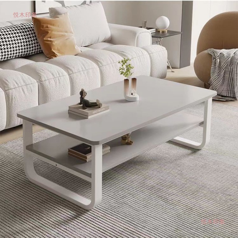 Mesa de té pequeña sala de estar doméstica simple mesa pequeña sofá de lujo simple mesa de té moderna mesa cuadrada al por mayor