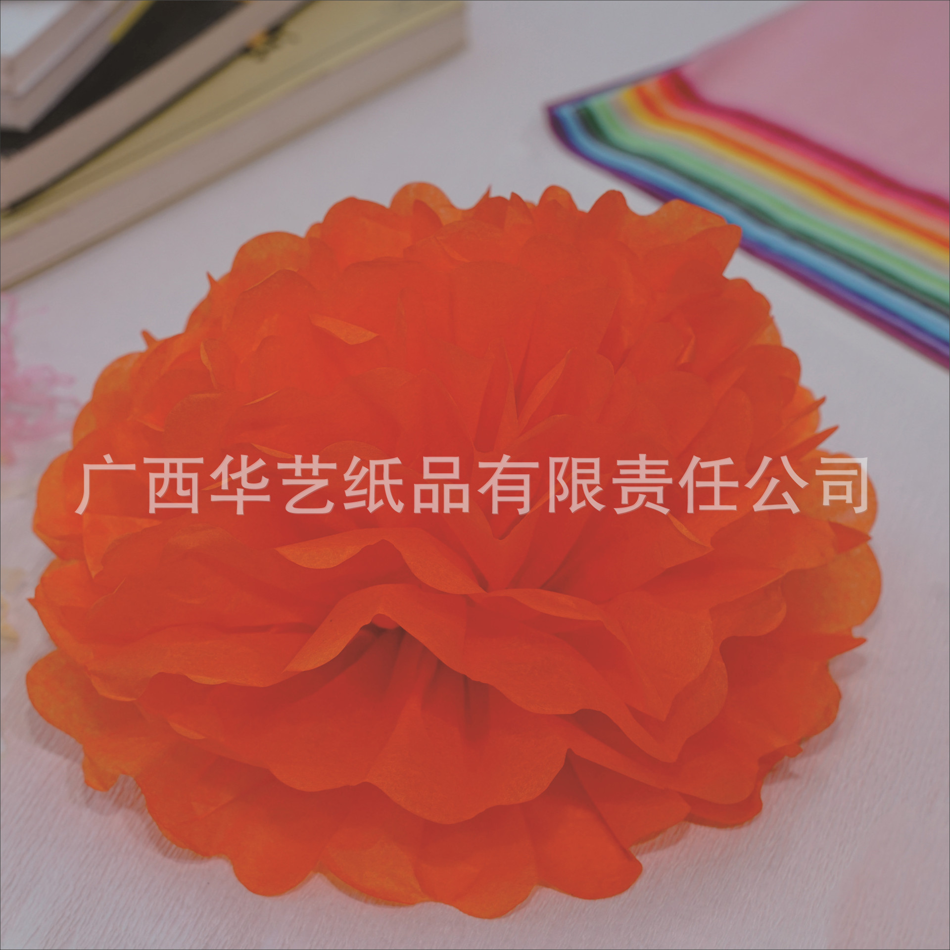 Bola de Flores de Papel Decorativo para Boda y Fiesta de Cumpleaños