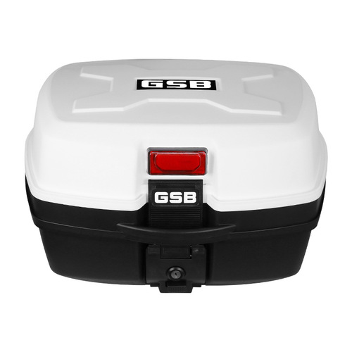 Motorcycle rear trunk large capacity universal electric scooter rear storage box battery bike large tail box iron bottom plate