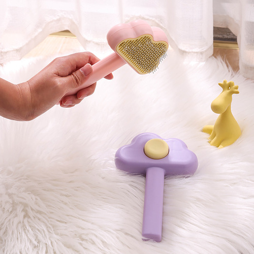 Stainless steel pet comb beauty comb teddy pet supplies needle comb cat and dog brush factory direct sale