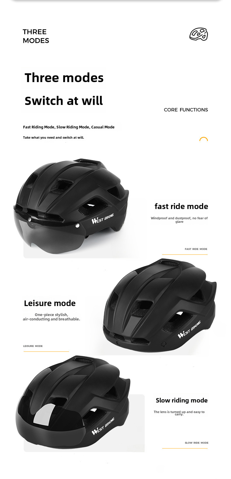 WEST BIKING jāšanas ķivere integrēta molding ķivere ar aizsargbrilles kalnu ceļu velosipēda ķiveres aprīkojumu_voghion.com