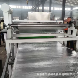 气凝胶毡铝箔复合机 硅酸铝针刺毯双面复合机 三卷合一卷对卷复合
