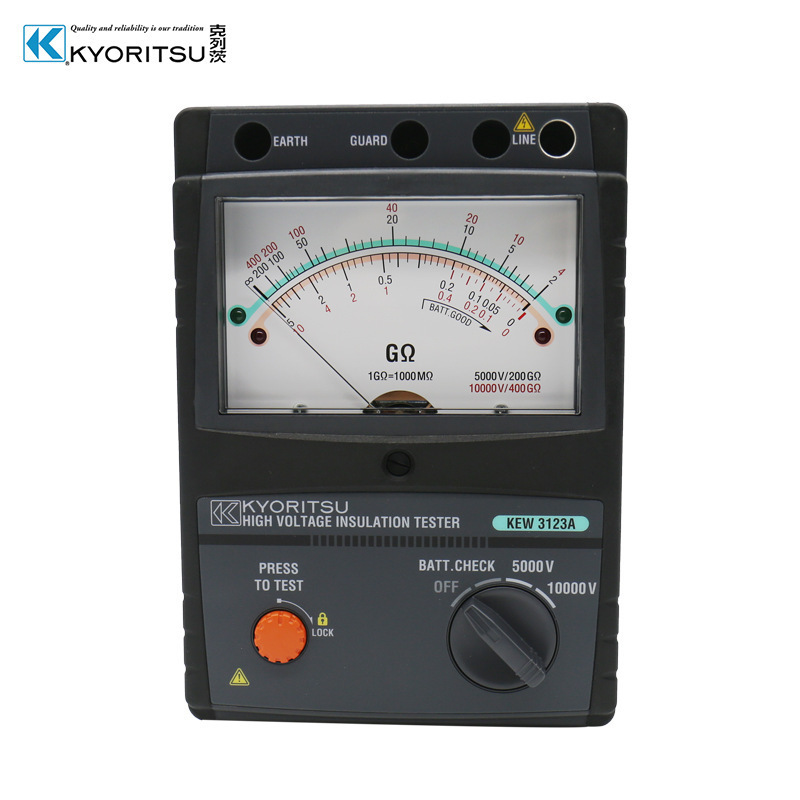 日本共立/克列茨（KYORITSU）KEW3123A高压绝缘电阻仪10000V