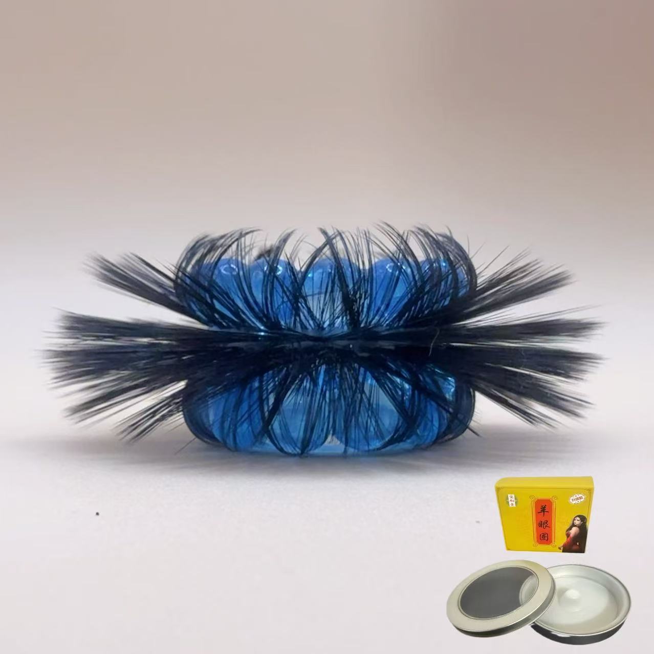 파란색 복열구슬 + 6겹 양눈원