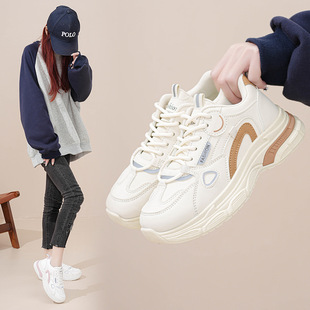 2025 Spring New Dad Shoes Ins Korean Version Versatile Soft-Soled Sports Casual Shoes for Female Students Street Style E59